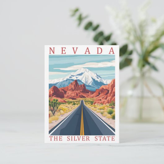 Carte Postale Nevada the Silver State USA Travel Place (Debout devant)