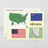 Carte Postale Nevada, USA (Devant / Derrière)