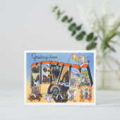 Carte postale Nevada Vintage Big Letters (Debout devant)