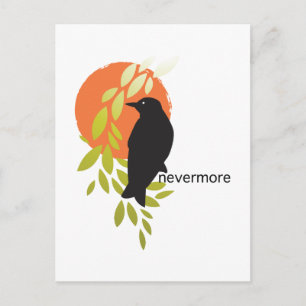Carte Postale Nevermore - Raven & Moon par Poe