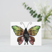 Carte Postale Nevermore x3 Butterfly Raven (Debout devant)