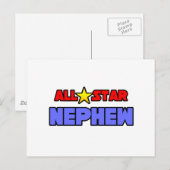 Carte Postale Neveu All Star (Devant / Derrière)