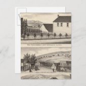 Carte Postale Nevis, Résidences vertes, fermes (Devant / Derrière)