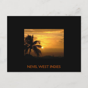 Carte postale Nevis Sunset