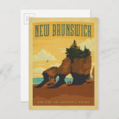Carte Postale New Brunswick, Canada (Devant / Derrière)