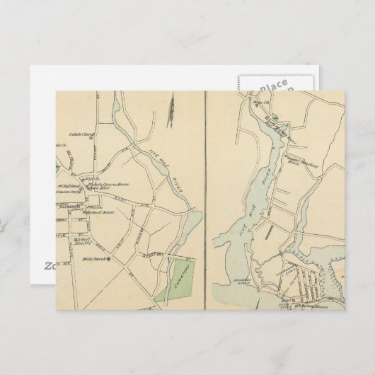 Carte Postale New Canaan (Devant / Derrière)