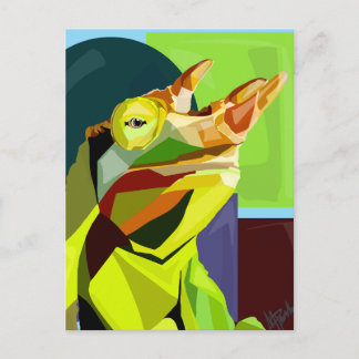 Carte Postale New Cham On The Block—Jackson’s Chameleon