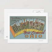 Carte Postale New Concord, Ohio - Comté de Muskingum (Devant / Derrière)