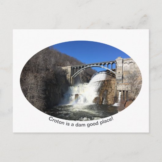 Carte Postale New Croton Dam, Croton, New York Postcard (Devant)