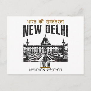 Carte Postale New Delhi