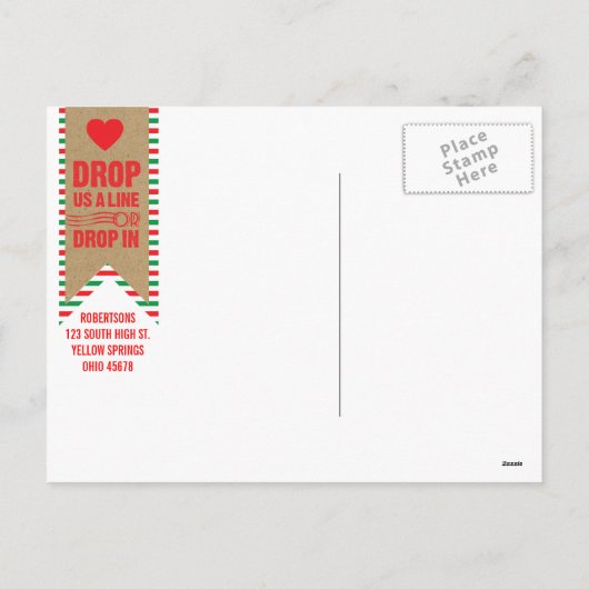 Carte postale New Halls (Dos)