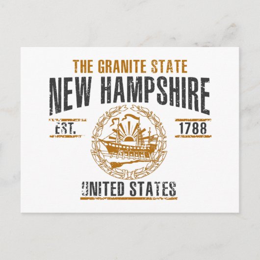 Carte Postale New Hampshire (Devant)