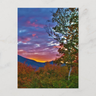 Carte Postale New Hampshire Fall Foliage Sunset