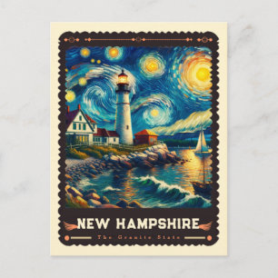Carte Postale New Hampshire   Inspiré de Vincent Van Gogh