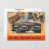 Carte Postale New Hampshire, Monadnock Grill, Keene (Devant / Derrière)