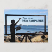 Carte Postale New Hampshire, New Castle Great Island Sculpture (Devant)
