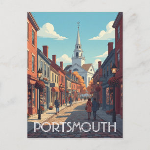 Carte Postale New Hampshire Portsmouth Travel