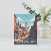 Carte Postale New Hampshire Portsmouth Travel (Debout devant)