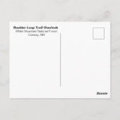 Carte Postale New Hampshire White Mountains Photographic (Dos)