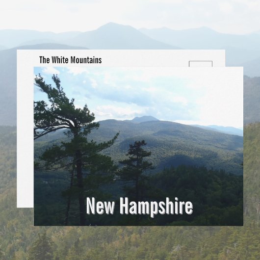 Carte Postale New Hampshire White Mountains Scenic View