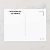 Carte Postale New Hampshire White Mountains Scenic View (Dos)