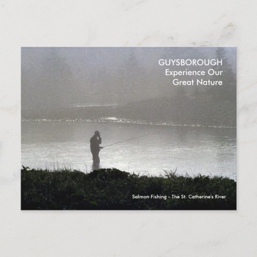 Carte Postale New Harbour (Nouvelle-Écosse) - Pêche Saumon, débu (Devant)