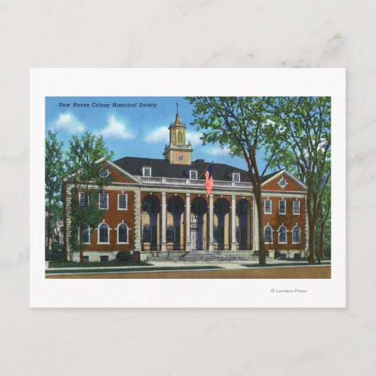 Carte Postale New Haven Colony Historical Society (Devant)