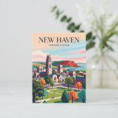 Carte Postale New Haven Connecticut (Debout devant)