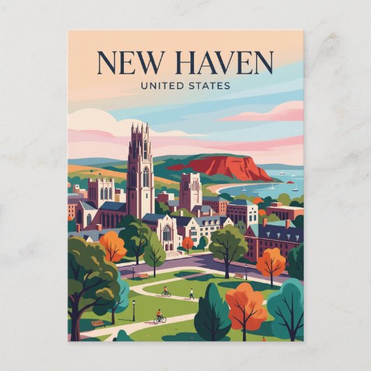 Carte Postale New Haven Connecticut (Devant)