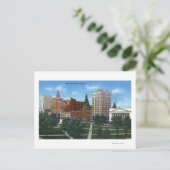 Carte Postale New Haven, CTView de l'autre côté du Green (Debout devant)