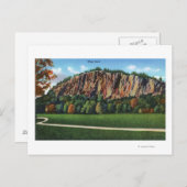 Carte Postale New Haven, CTView de West Rock (Devant / Derrière)