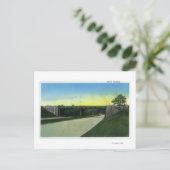 Carte Postale New Haven, vue de Merritt Parkway (Debout devant)