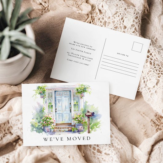 Carte Postale New Home Moving Announcement Change of Address
