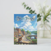 Carte Postale New Hope USA (Debout devant)