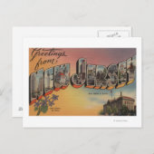Carte Postale New Jersey (Capitale nationale/Fleur) (Devant / Derrière)