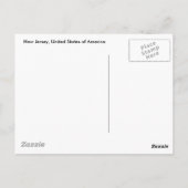 Carte Postale New Jersey, États-Unis (Dos)