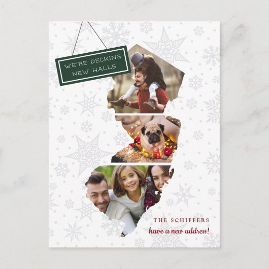 Carte postale New Jersey Holiday Moving Faire-part (Devant)