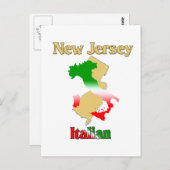 Carte Postale New Jersey Italien (Devant / Derrière)