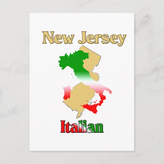 Carte Postale New Jersey Italien (Devant)