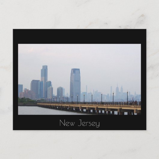 Carte postale New Jersey Skyline (Devant)
