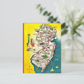 Carte Postale New Jersey State Vintage Postcard (Debout devant)