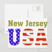 Carte Postale New Jersey USA ! (Devant / Derrière)