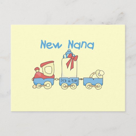 Carte Postale New Nana - Train Tshirts et cadeaux (Devant)