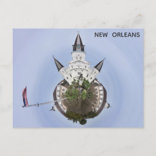 Carte Postale New Orleans Jackson Carré Panorama unique photo