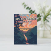 Carte Postale New River Gorge National Park West Virginia Bridge (Debout devant)