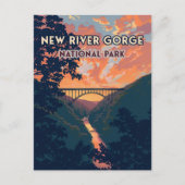Carte Postale New River Gorge National Park West Virginia Bridge (Devant)