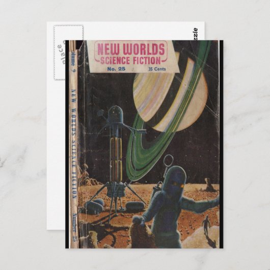 Carte Postale New Worlds 025 (1954-09.Nova)_Pulp Art (Devant / Derrière)