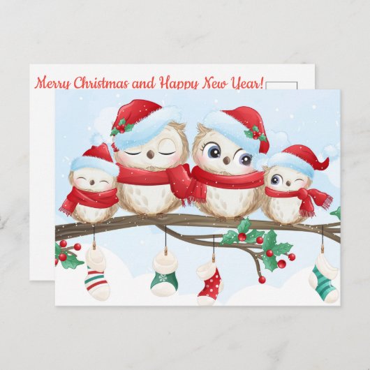 Carte Postale New Year 2022 Postcard (Devant / Derrière)