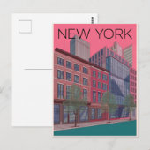 Carte postale New York (Devant / Derrière)