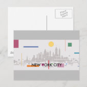 Carte Postale New York (Devant / Derrière)